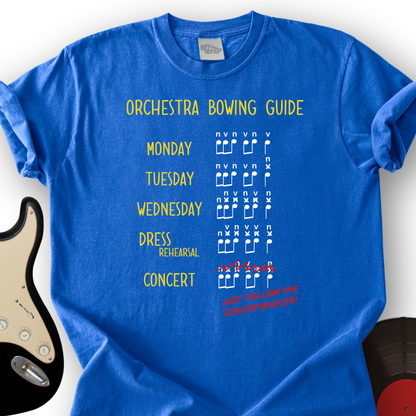Orchestra Bowing Guide T-Shirt