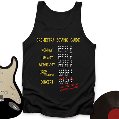 Orchestra Bowing Guide Tank Top