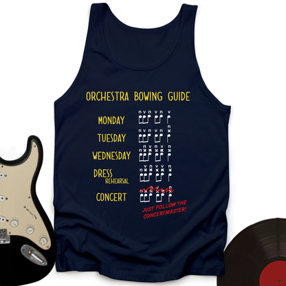 Orchestra Bowing Guide Tank Top