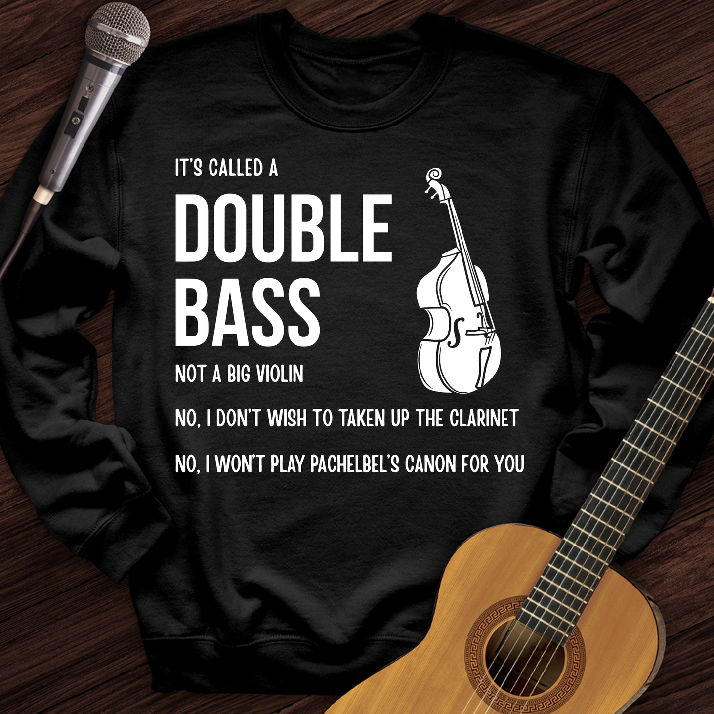 It's A Double Bass Crewneck