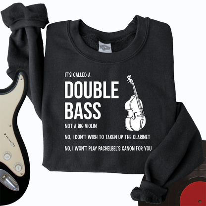 It's A Double Bass Crewneck