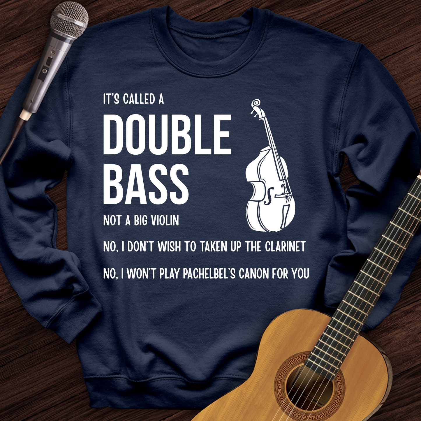 It's A Double Bass Crewneck