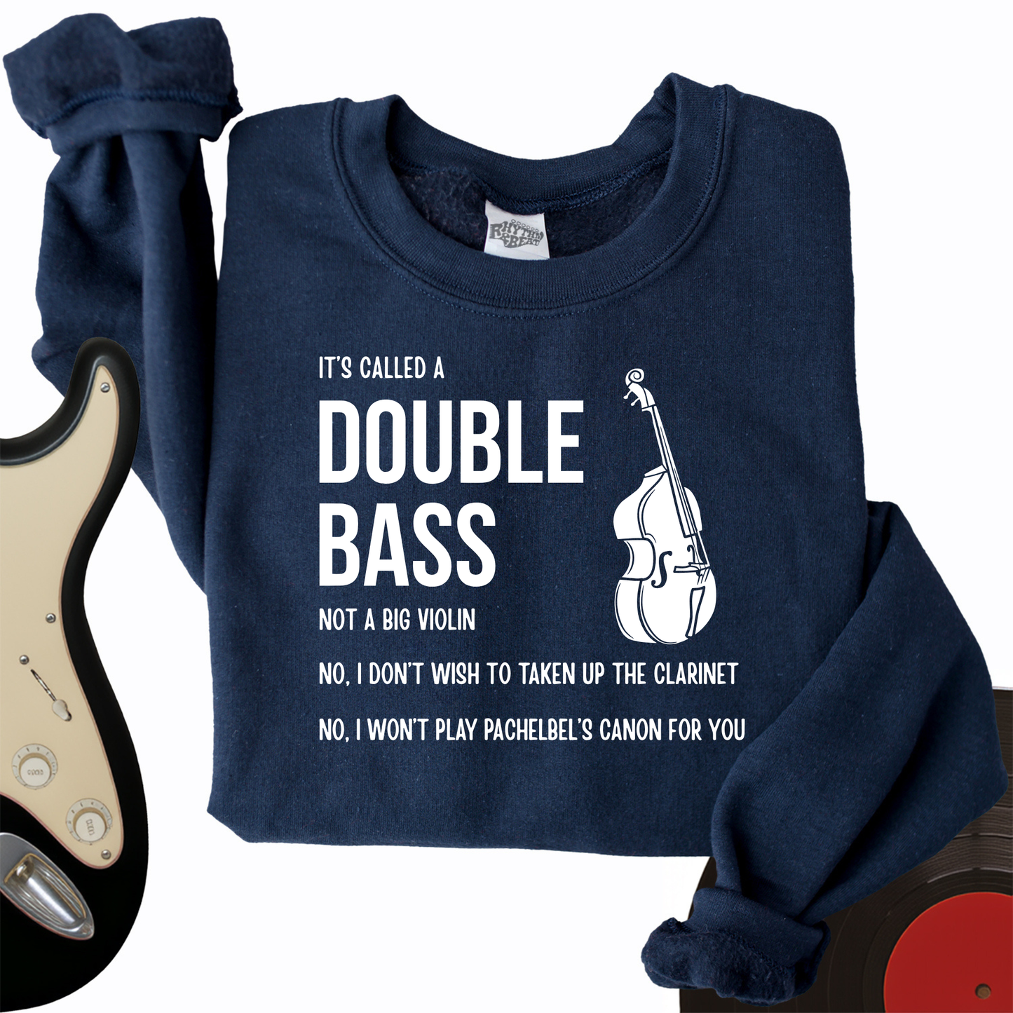 It's A Double Bass Crewneck