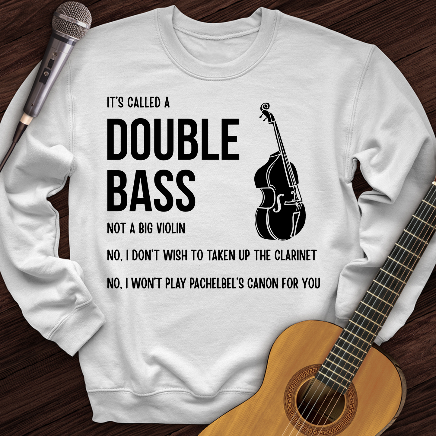 It's A Double Bass Crewneck