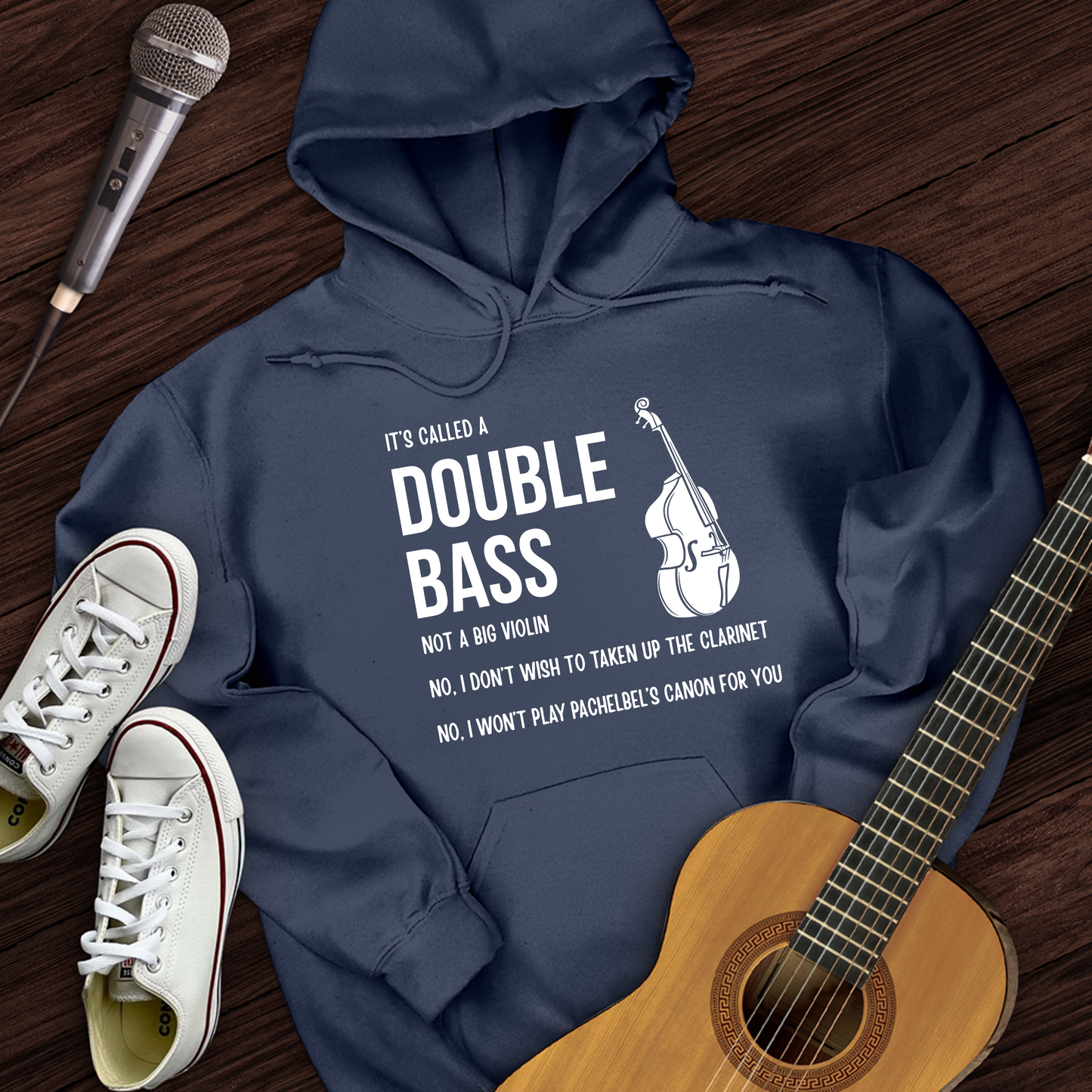 It's A Double Bass Hoodie