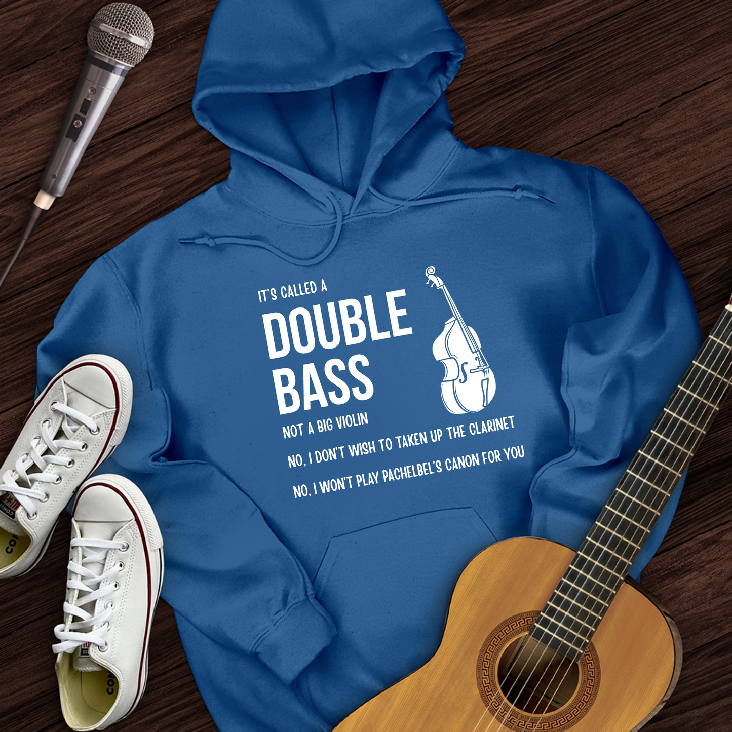 It's A Double Bass Hoodie