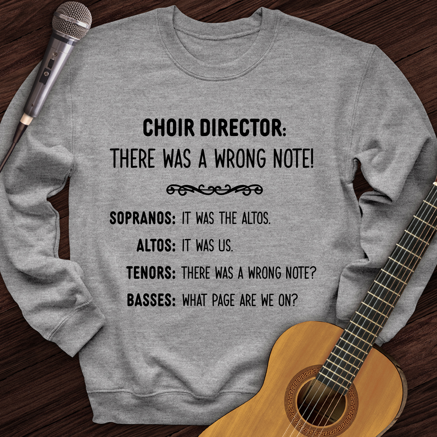 Choir Director Crewneck