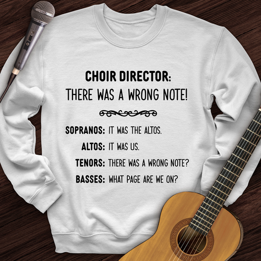 Choir Director Crewneck