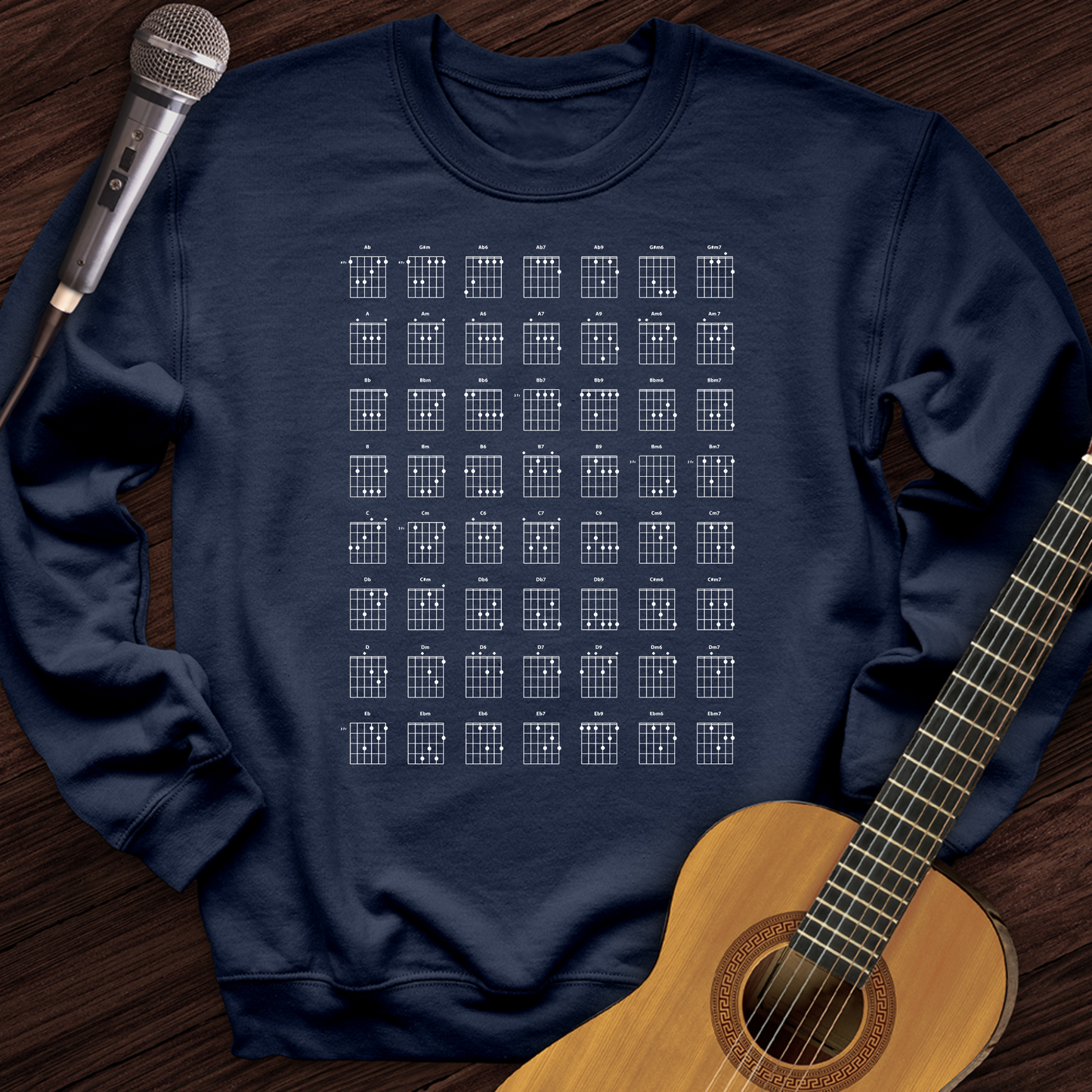 Guitar Chords Crewneck