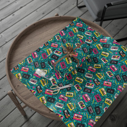 Mixtape Cassette Wrapping Paper