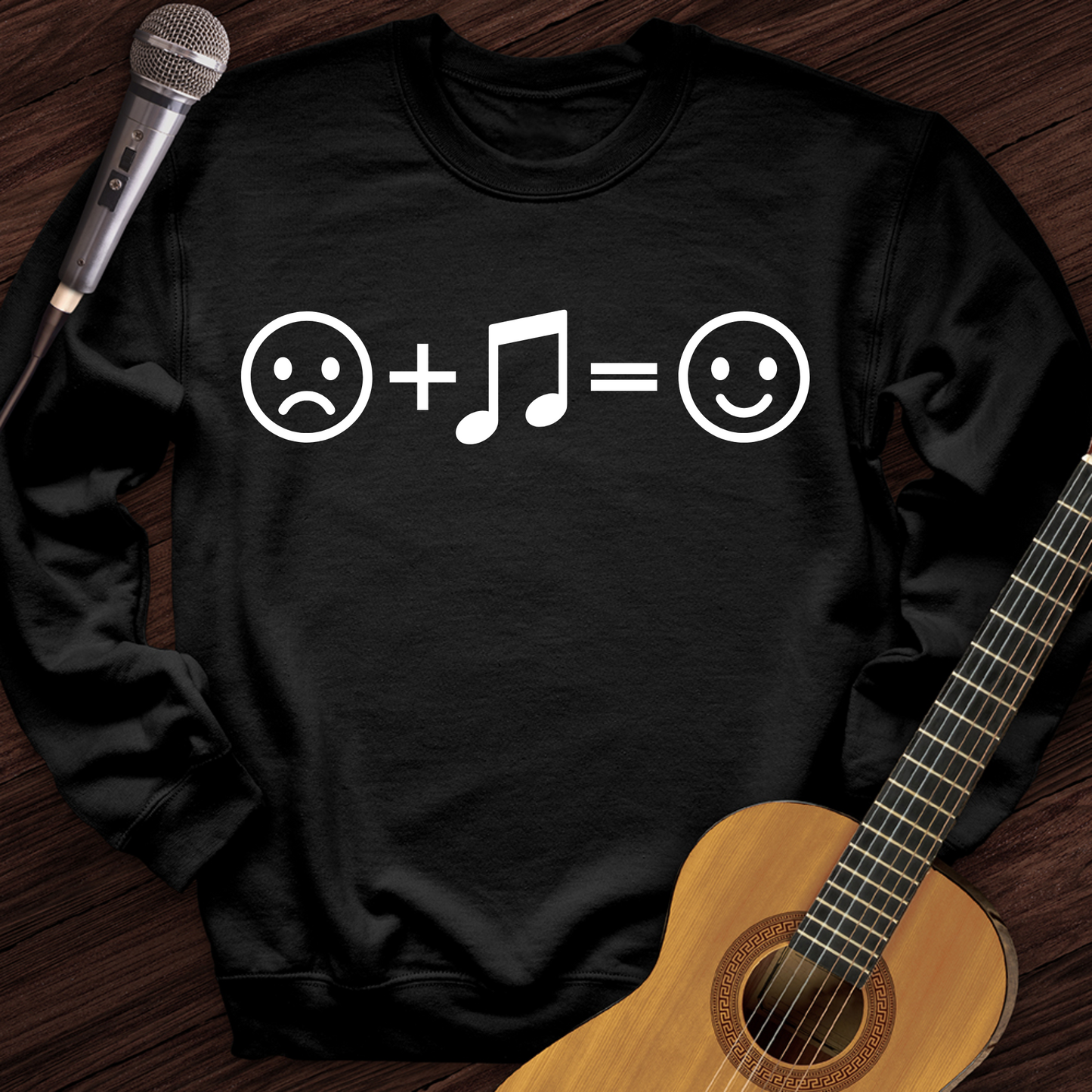 Music Makes Me Happy Crewneck