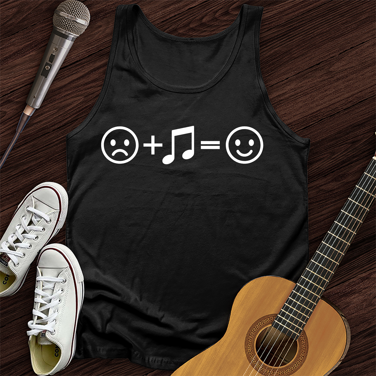 Music Makes Me Happy Tank Top