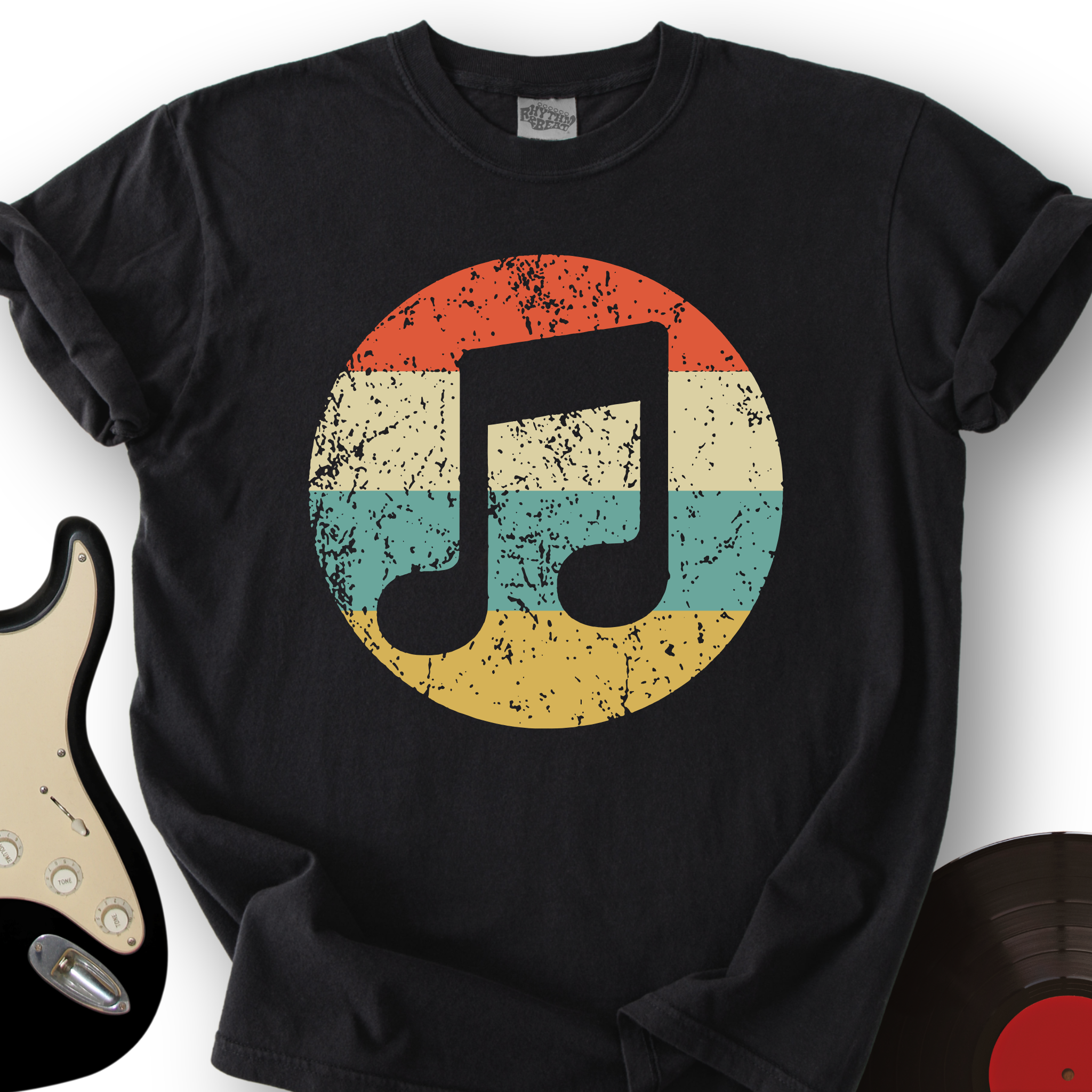 Retro Music Note T-Shirt