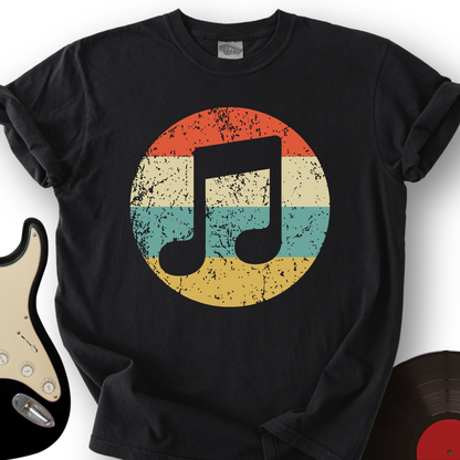 Retro Music Note T-Shirt