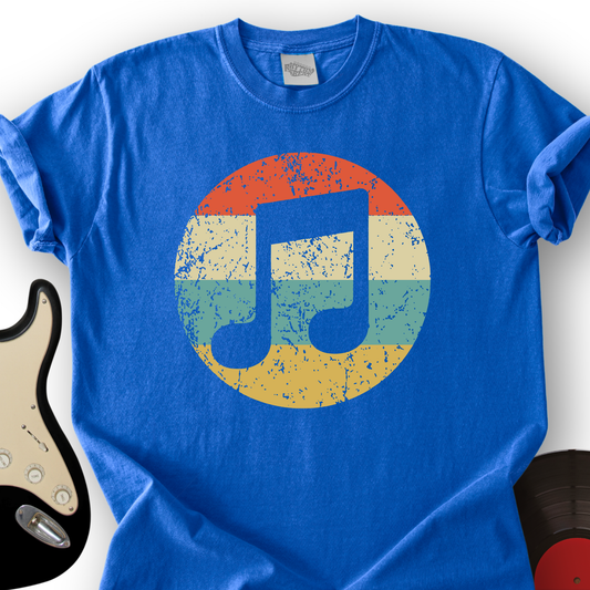 Retro Music Note T-Shirt