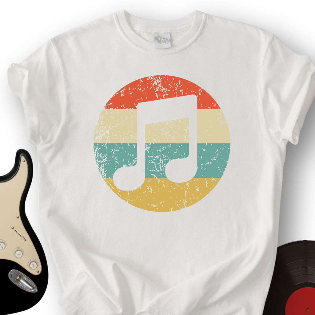Retro Music Note T-Shirt