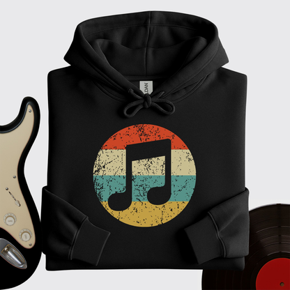 Retro Music Note Hoodie