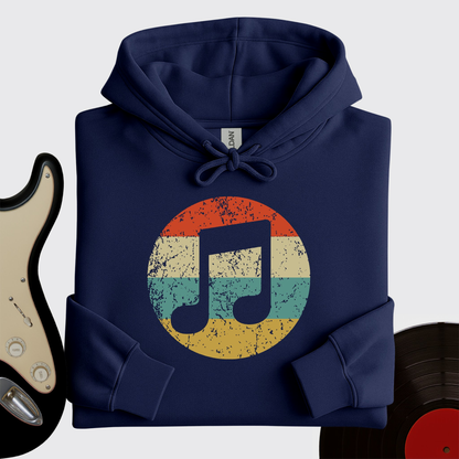 Retro Music Note Hoodie
