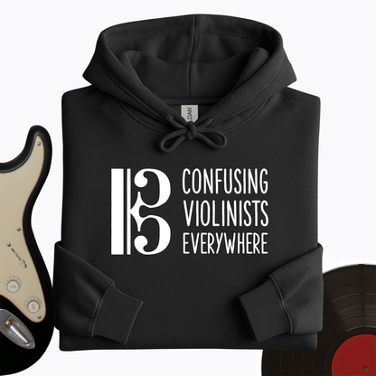 Confusing Violinists Hoodie