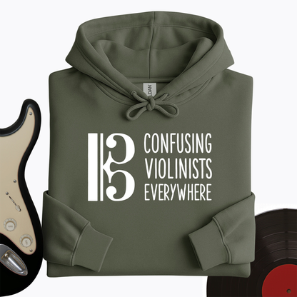 Confusing Violinists Hoodie