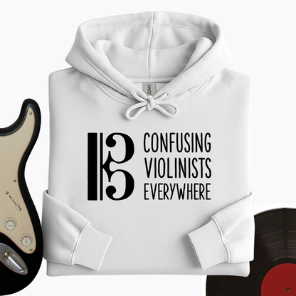 Confusing Violinists Hoodie