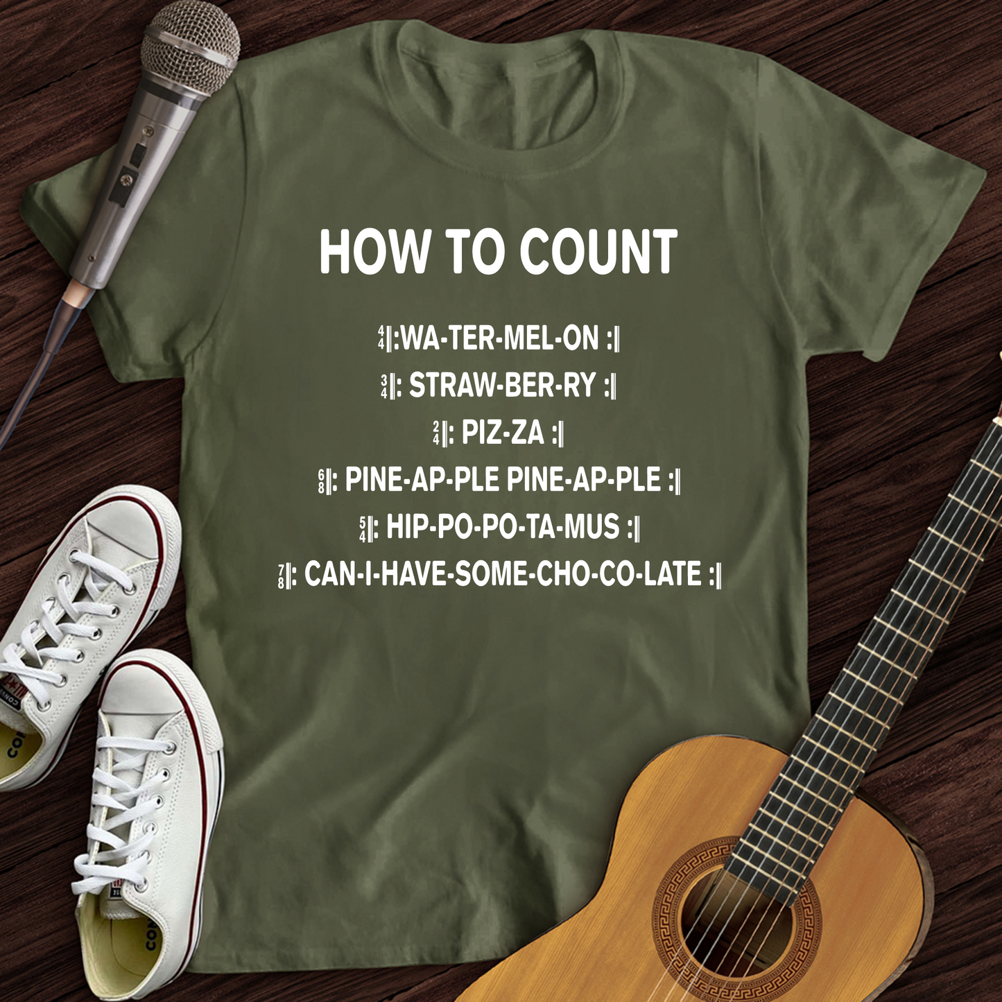 How To Count T-Shirt