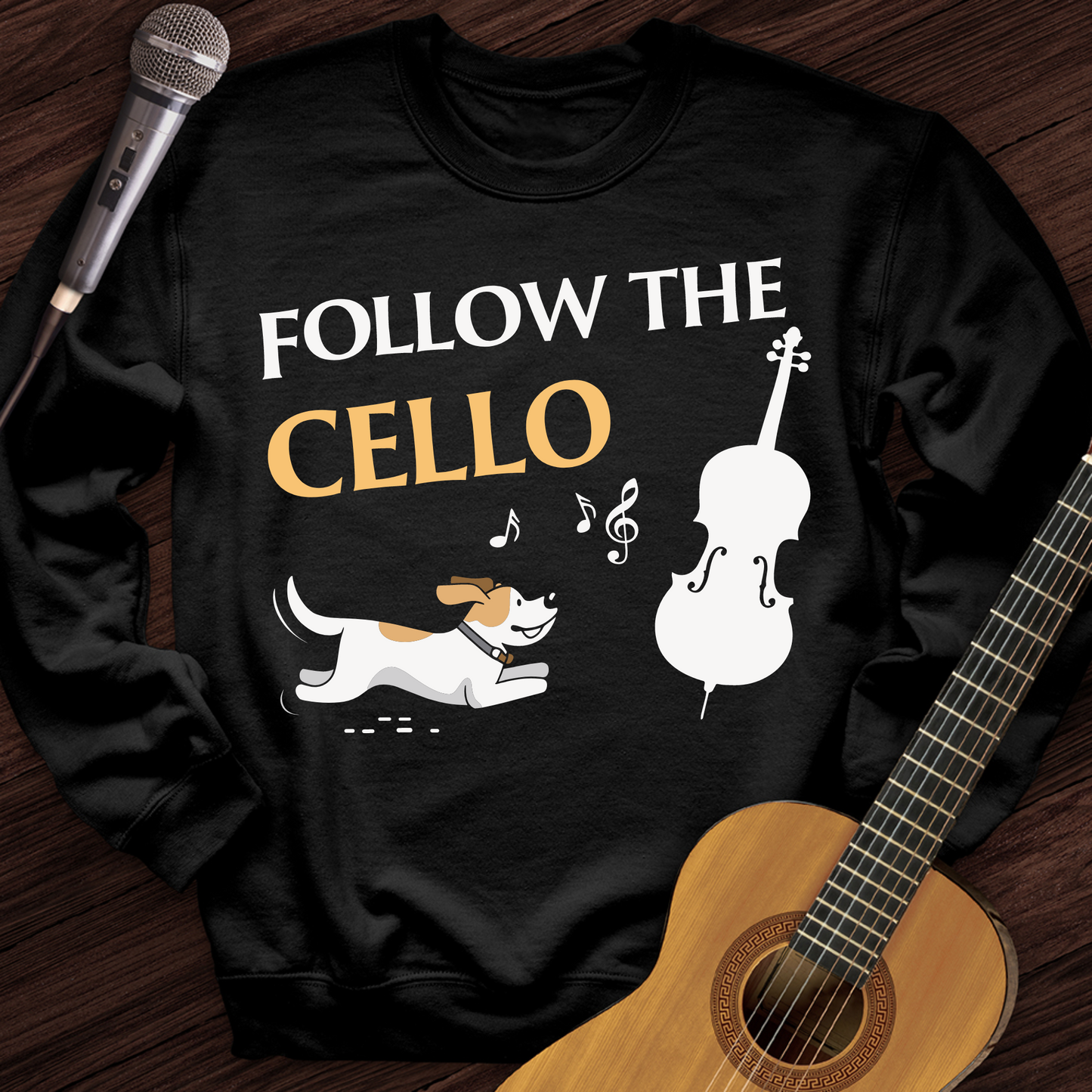 Follow The Cello Crewneck