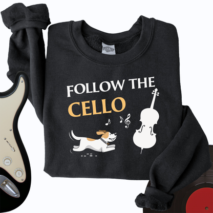 Follow The Cello Crewneck