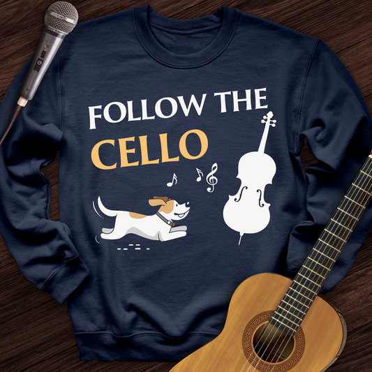 Follow The Cello Crewneck