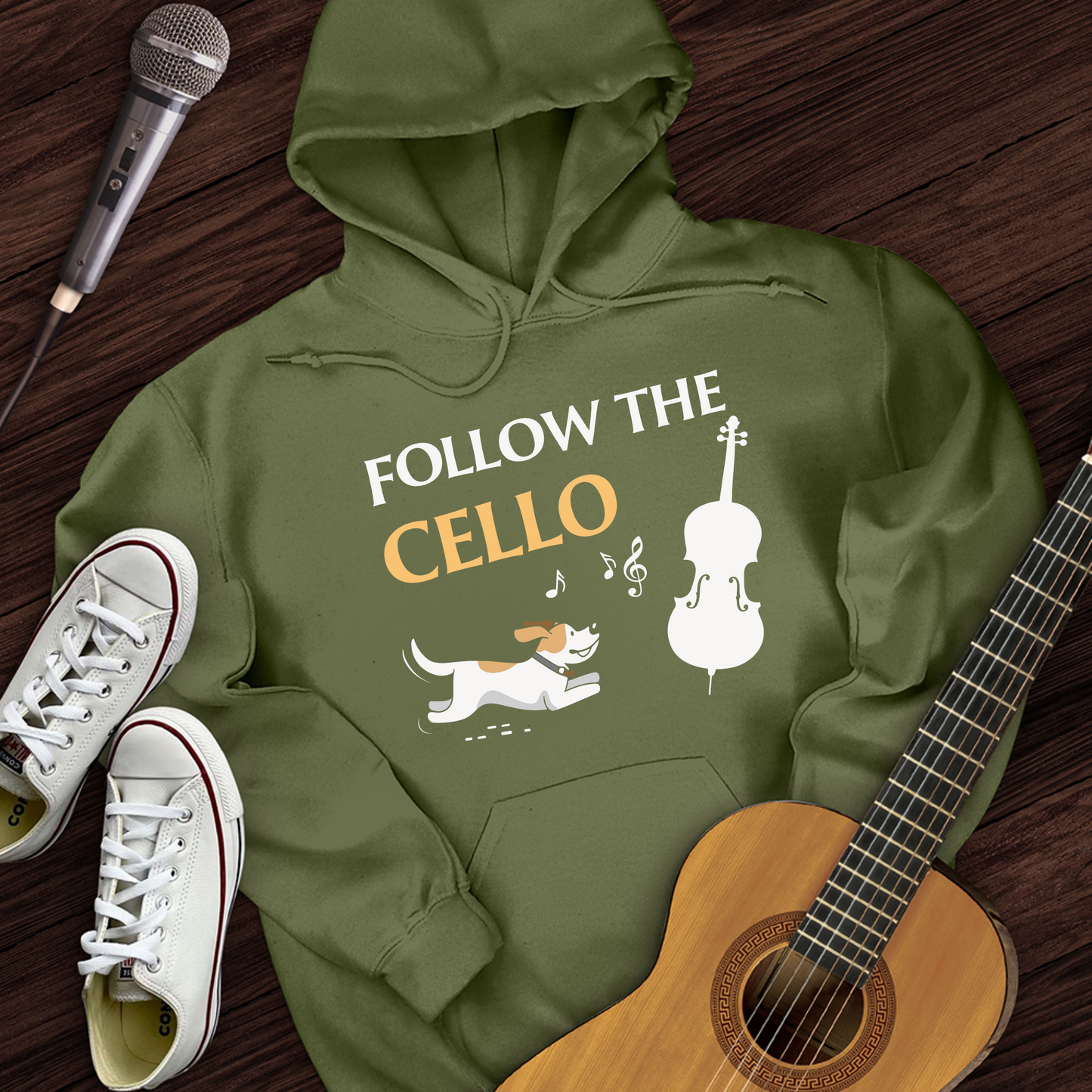 Follow The Cello Hoodie