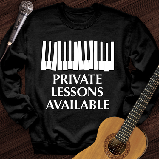 Private Lessons Available Crewneck