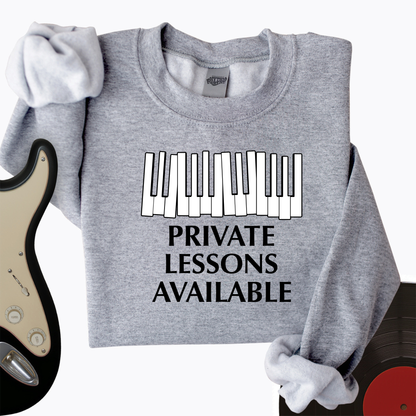 Private Lessons Available Crewneck