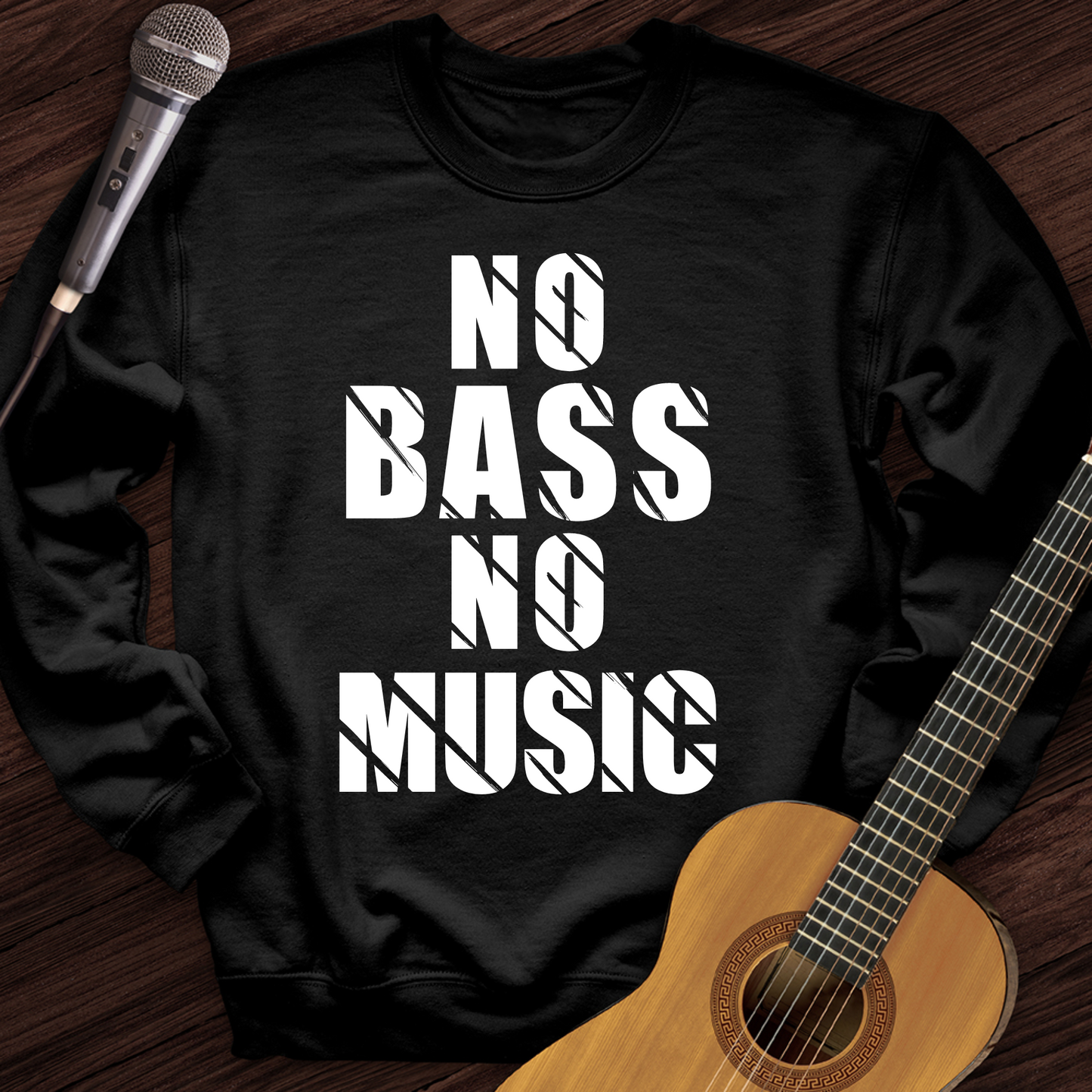 No Bass No Music Crewneck