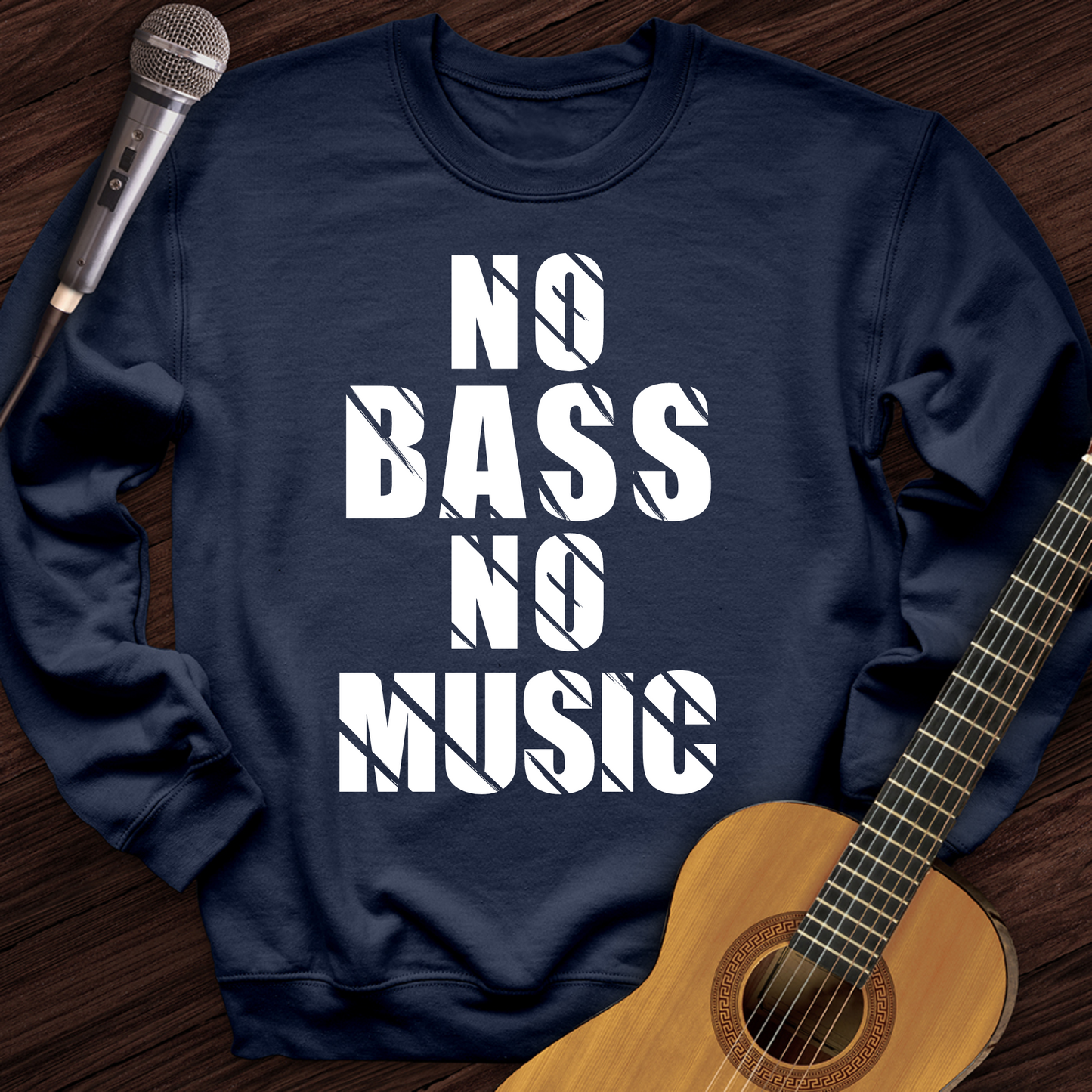 No Bass No Music Crewneck