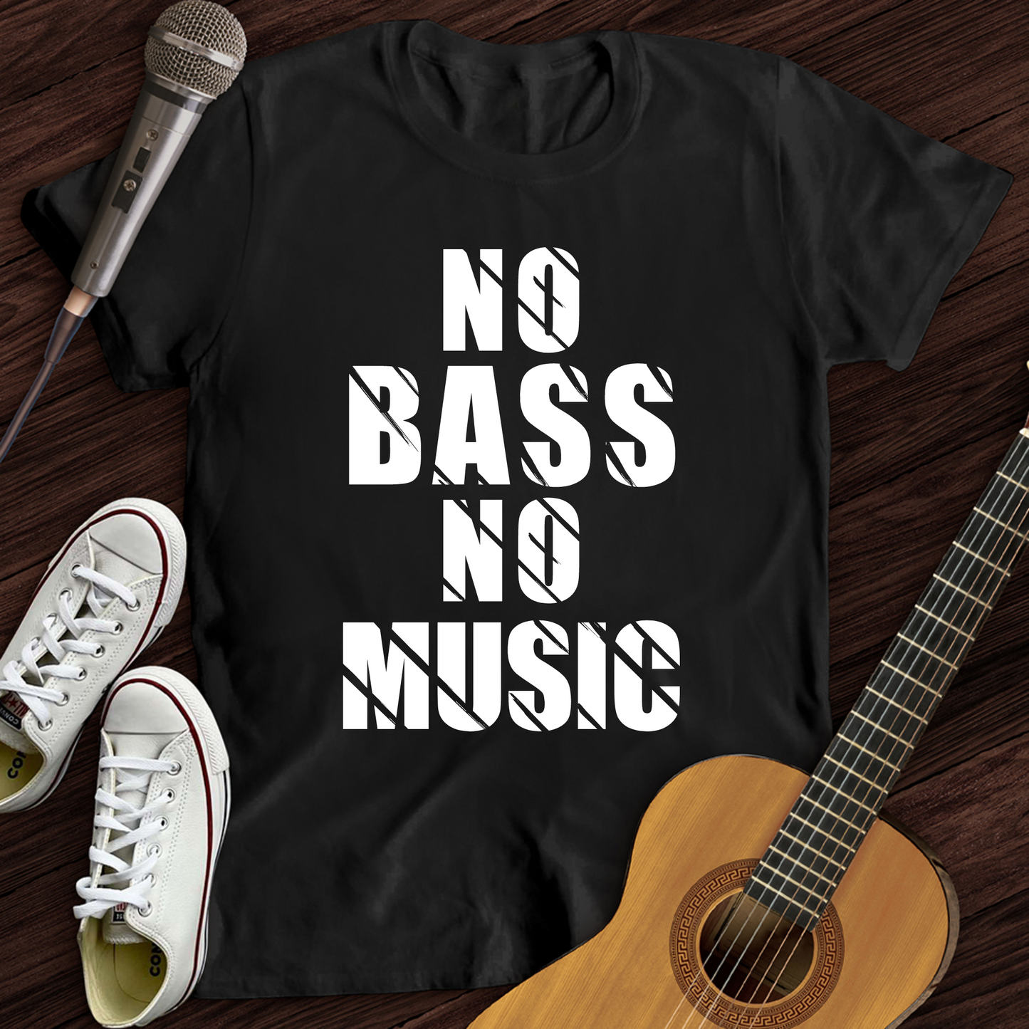 No Bass No Music T-Shirt