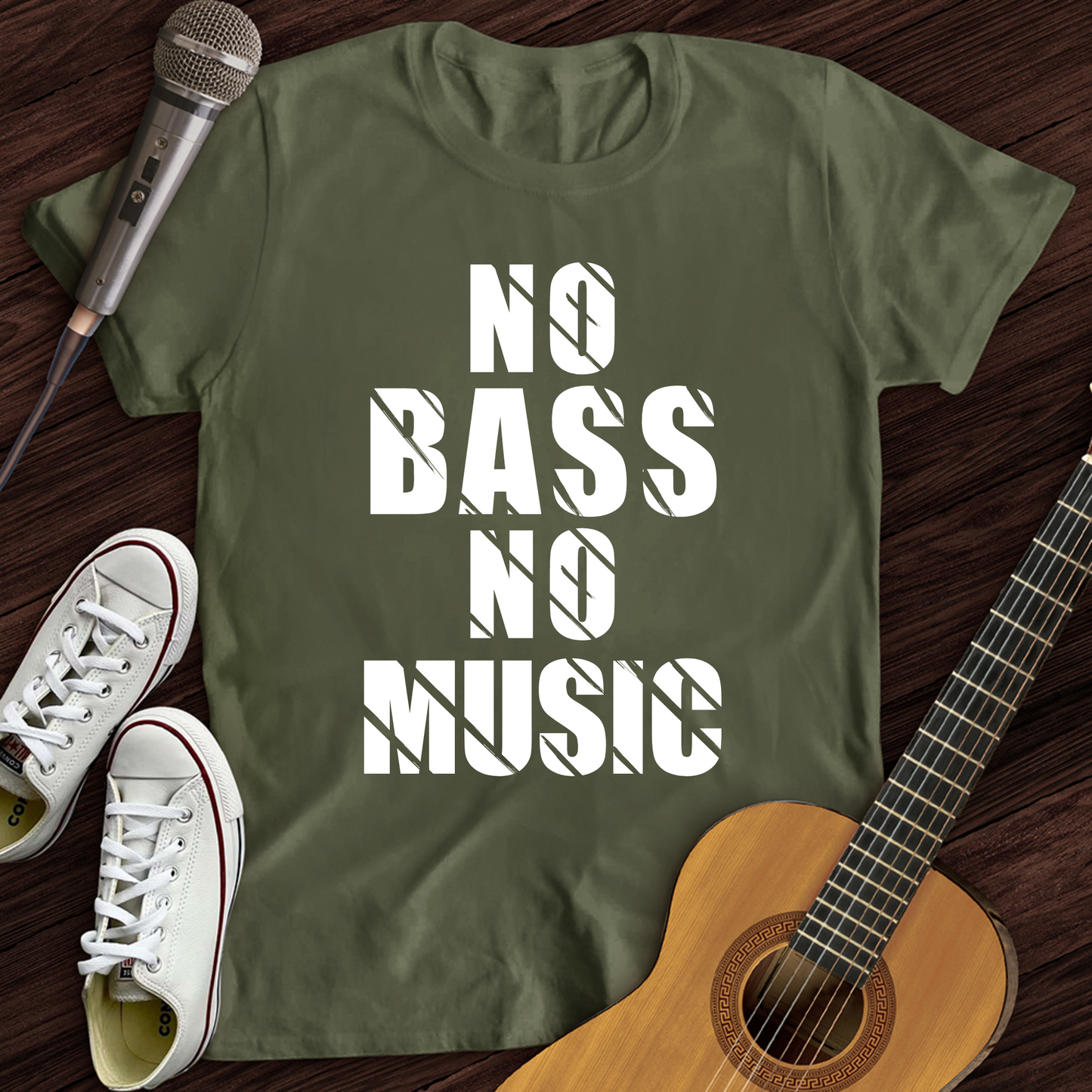 No Bass No Music T-Shirt