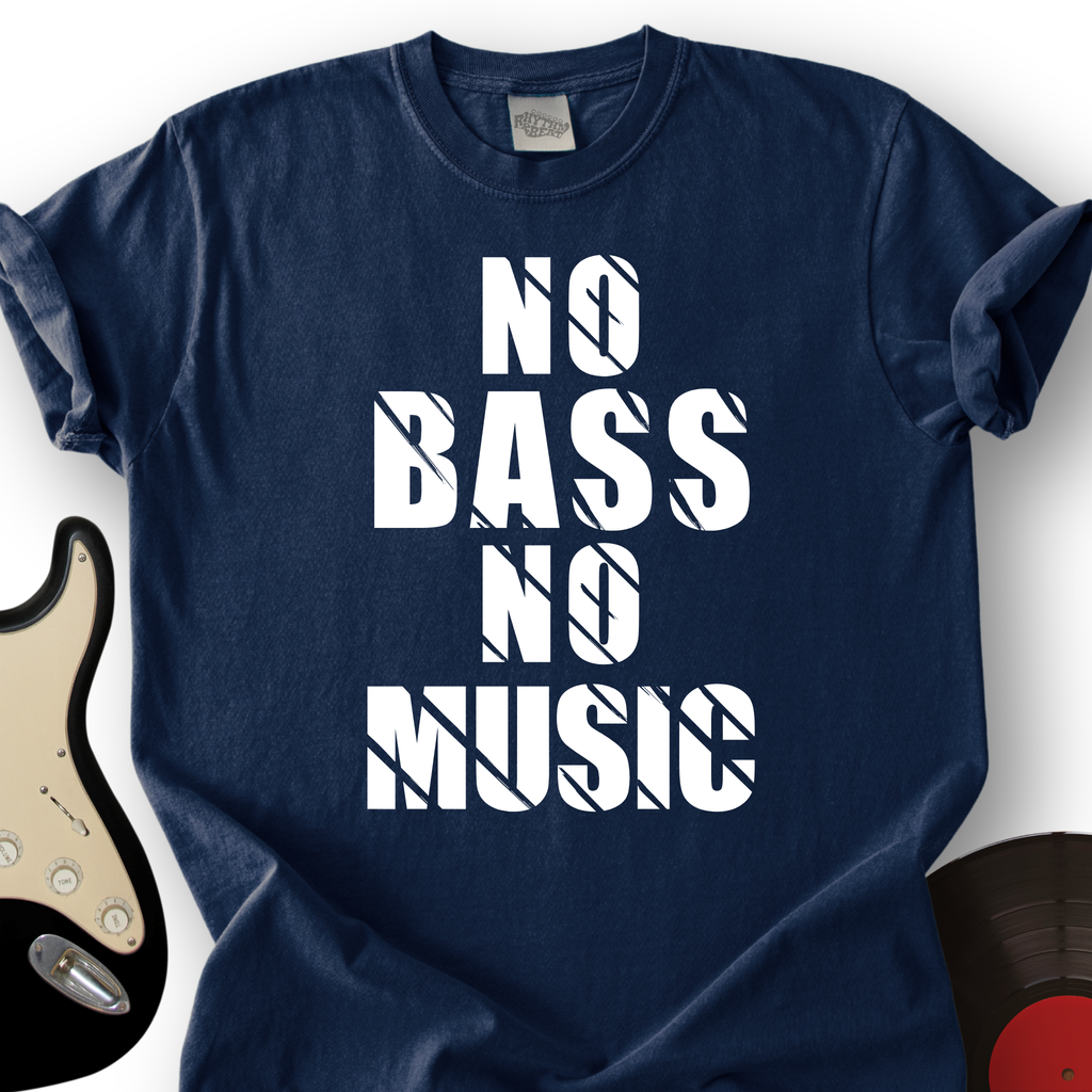 No Bass No Music T-Shirt