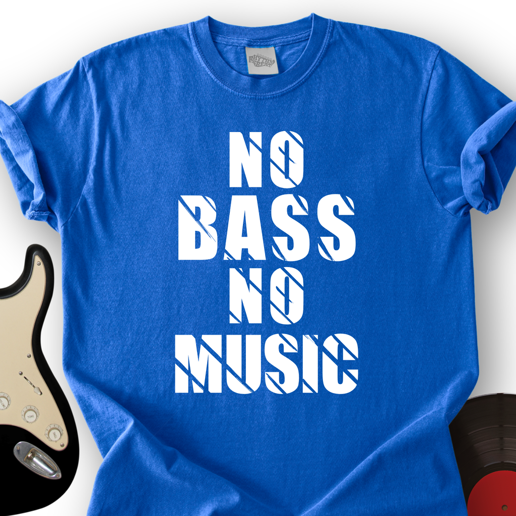 No Bass No Music T-Shirt