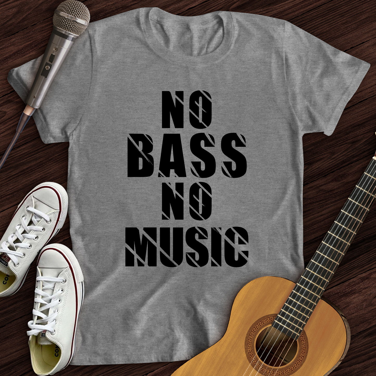 No Bass No Music T-Shirt