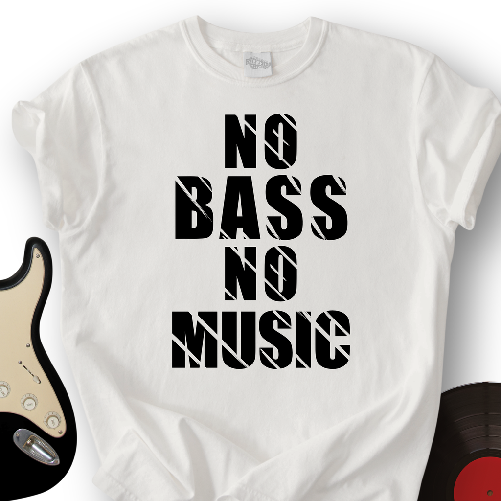 No Bass No Music T-Shirt