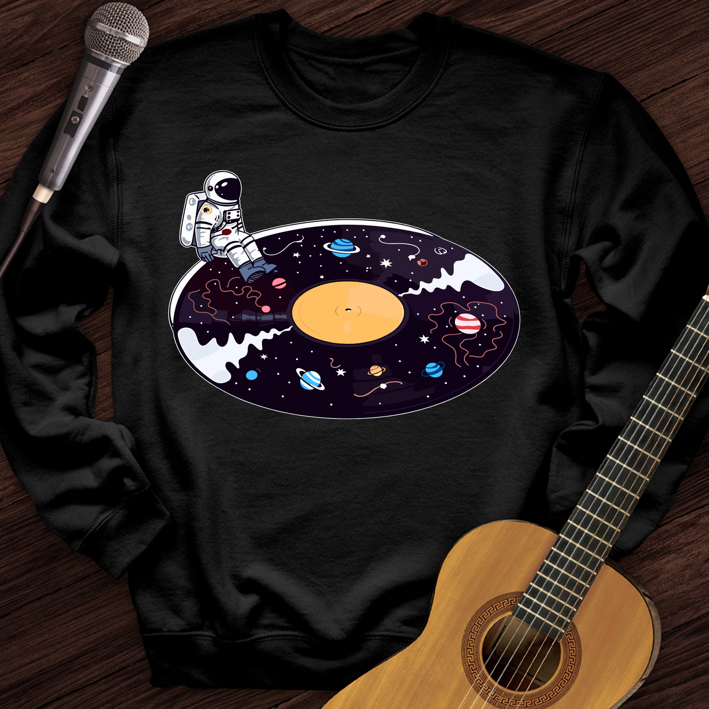 Cosmic Vinyl Crewneck