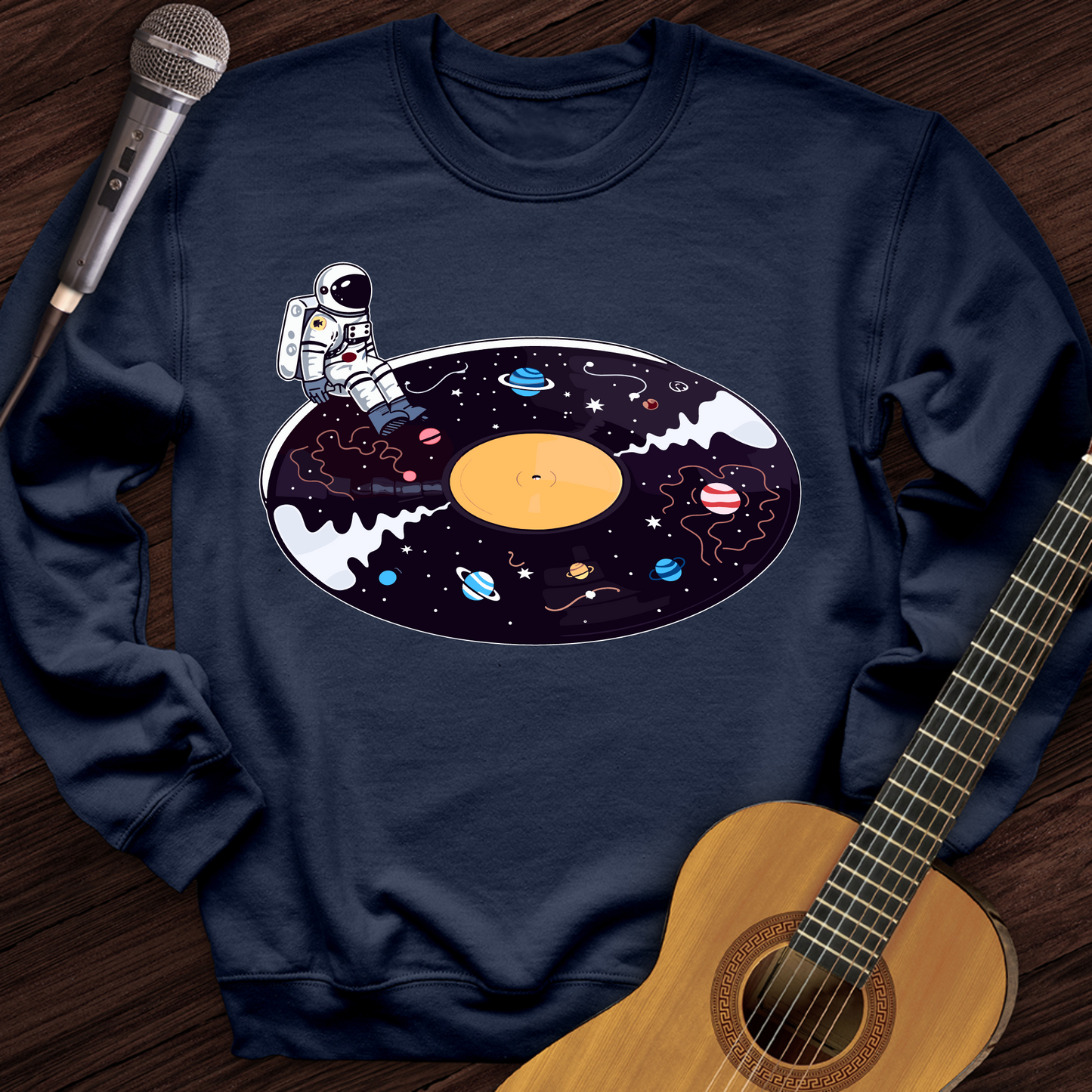 Cosmic Vinyl Crewneck