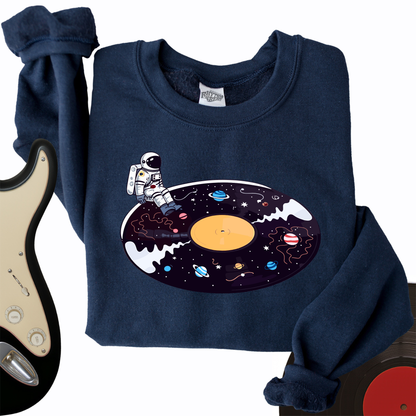 Cosmic Vinyl Crewneck
