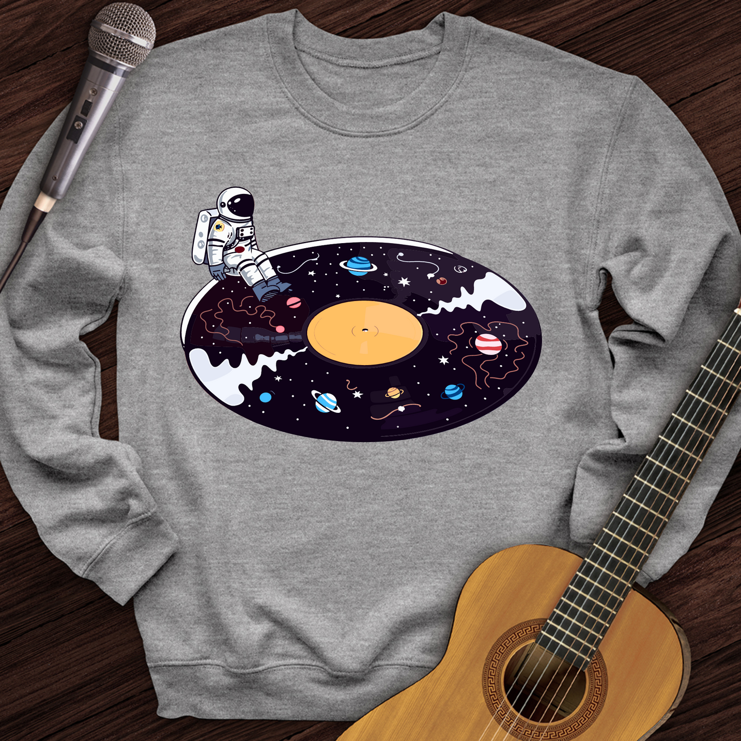 Cosmic Vinyl Crewneck