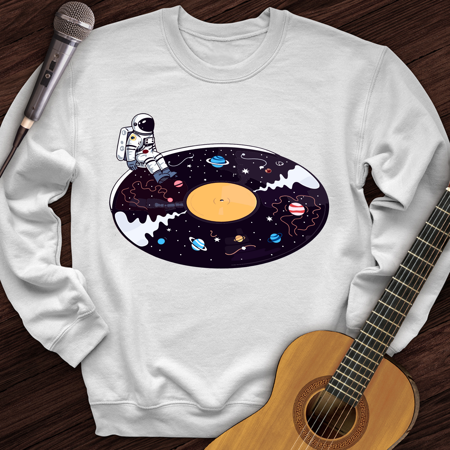 Cosmic Vinyl Crewneck