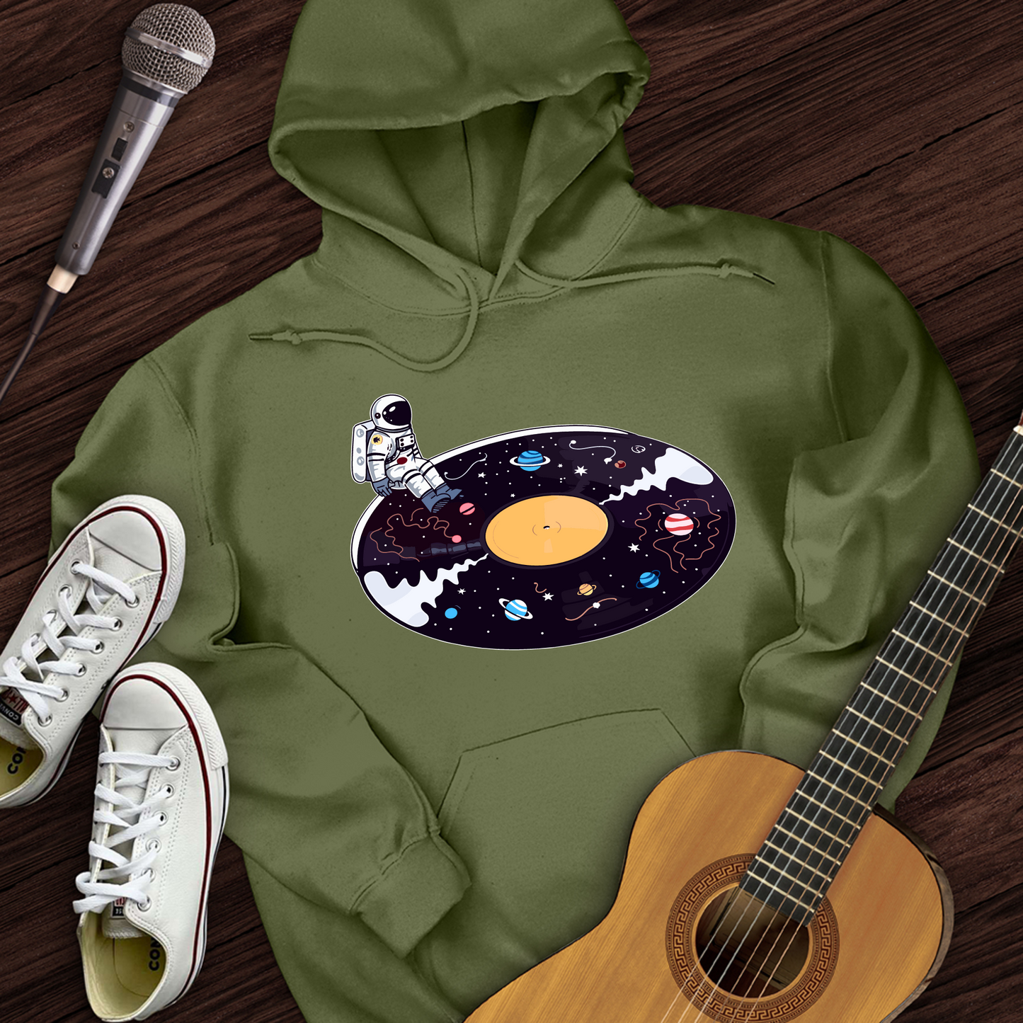 Cosmic Vinyl Hoodie