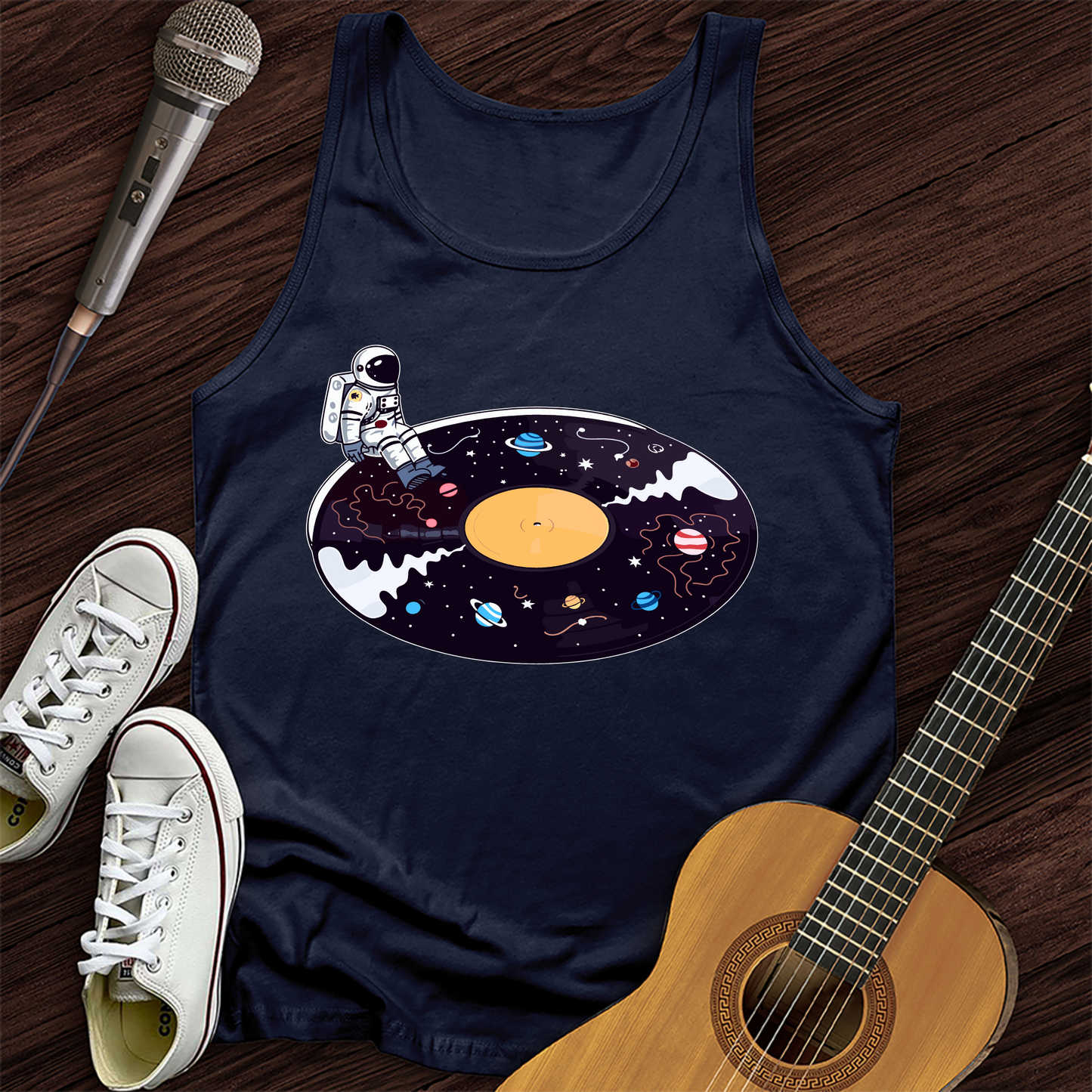 Cosmic Vinyl Tank Top