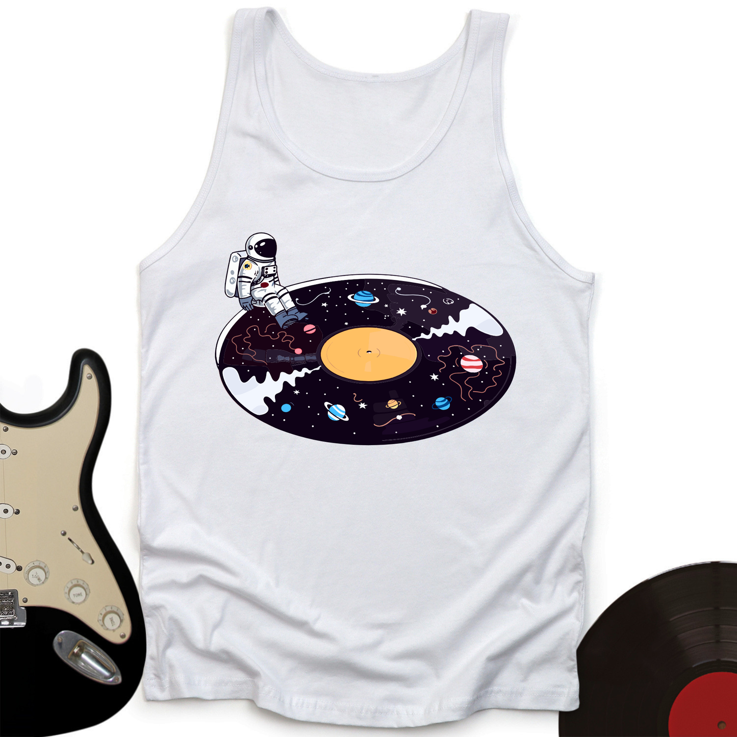 Cosmic Vinyl Tank Top