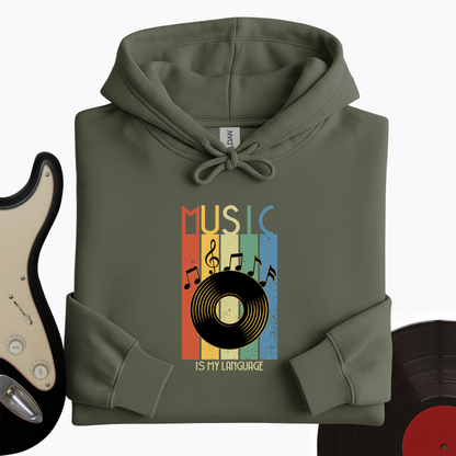 Music Is My Language Hoodie