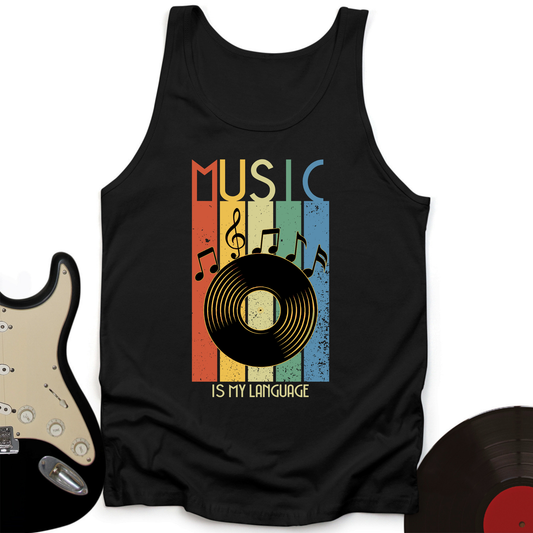 Music Is My Language Tank Top